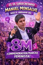Ya saben, este domingo 8, asista a la manifestación en apoyo a Manuel Monsalve.