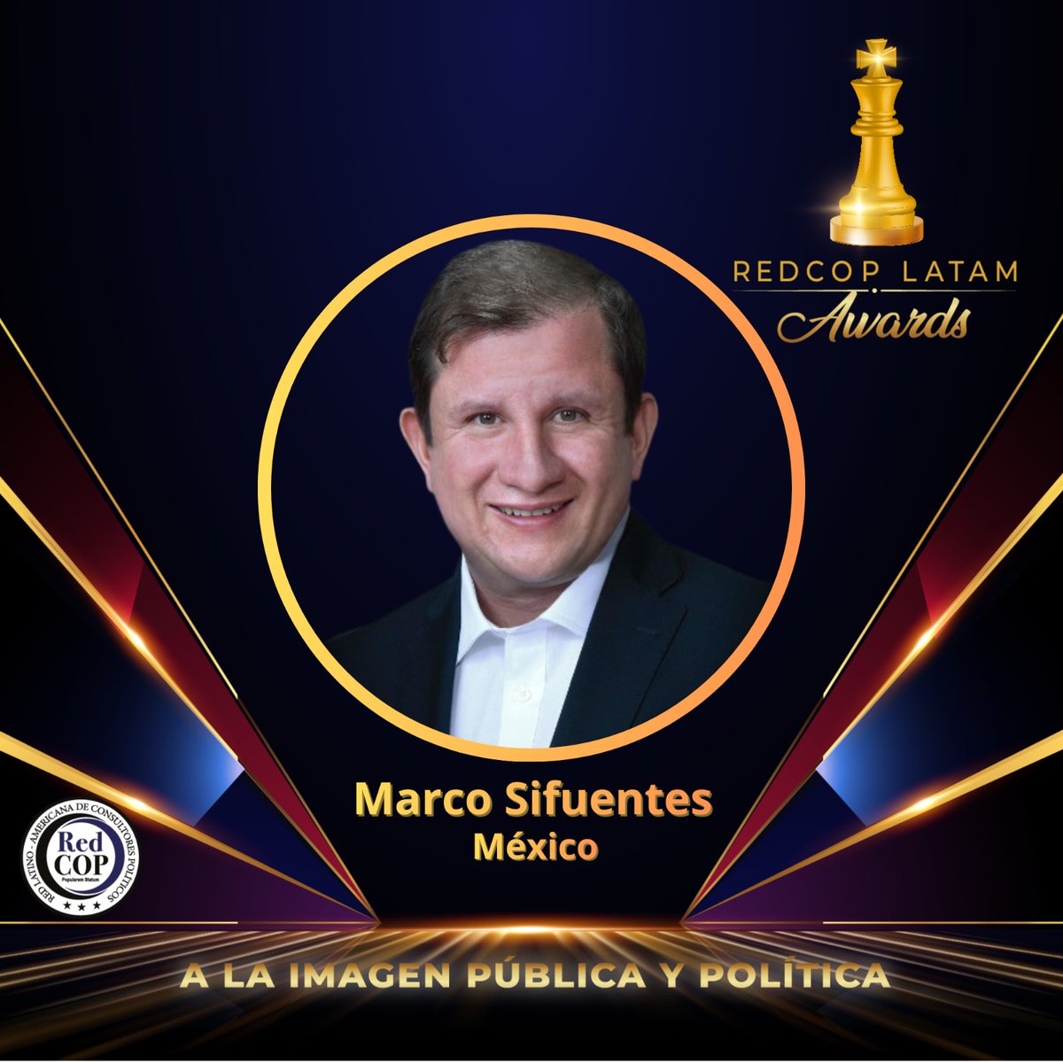 El consultor y estratega Mexicano Marco Sifuentes nominado a los #redcopawards2026 en las categorías: Publicista político del Año, Premio al manejo de crisis en campaña; Consultor político del año, Mejor campaña electoral audiovisual, Mejor spot radial de campaña; entre otras...