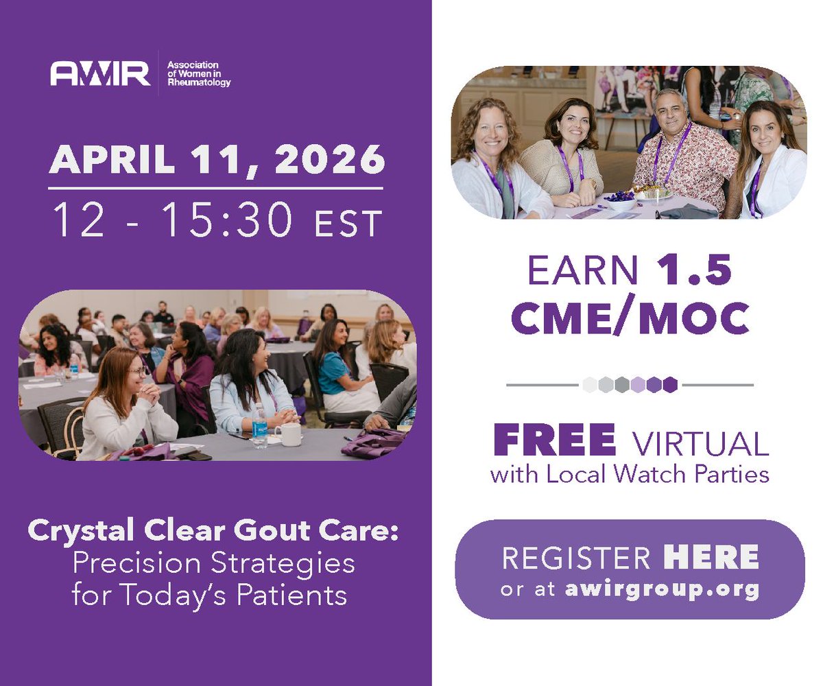 Association of Women in Rheumatology tweet media