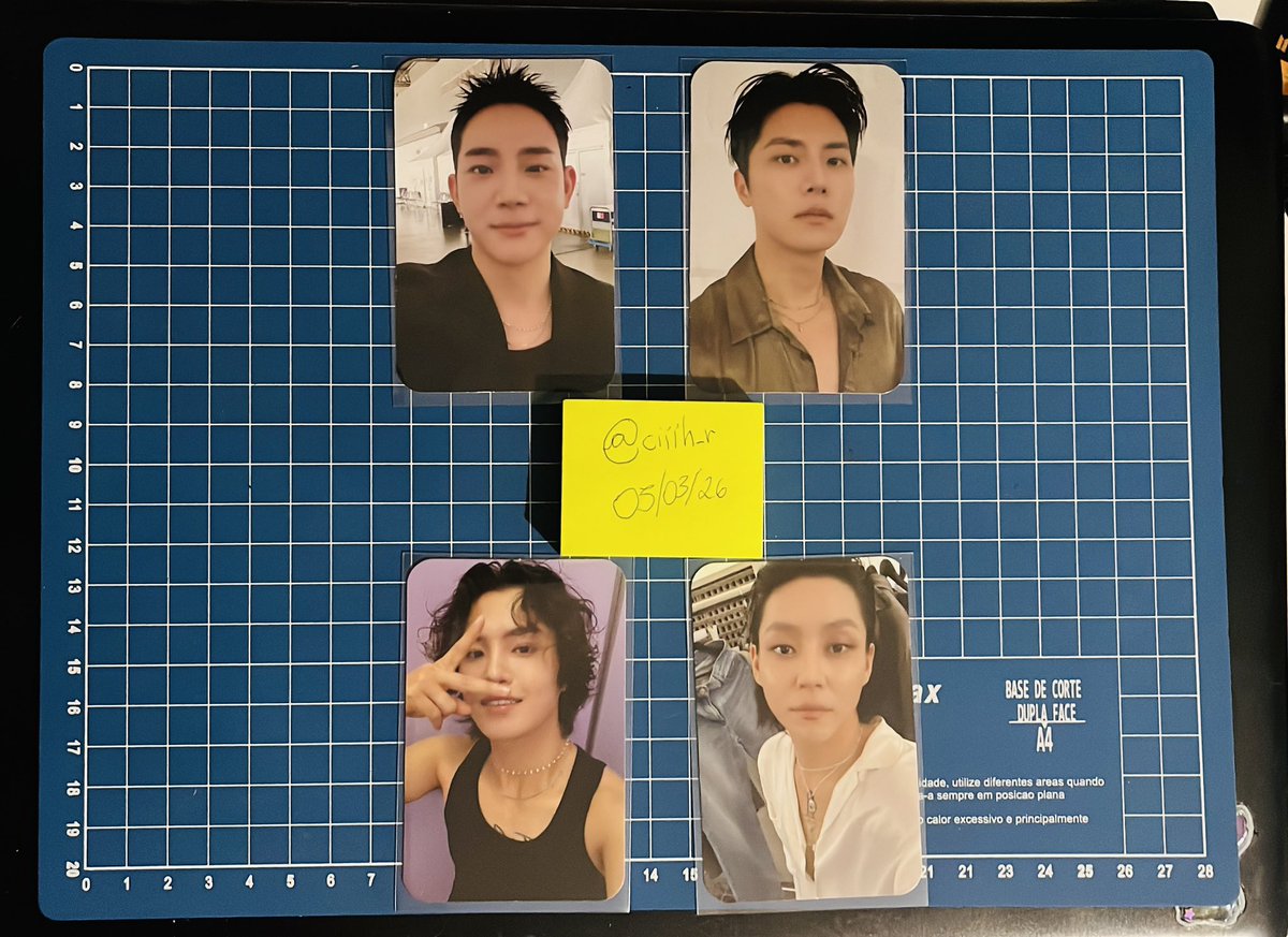 VENDO/VENDA/WTS 
THE ROSE WRLD LIVE SEATTLE 🥀
Dojoon, Taegyeon, Hajoon e Woosung disponíveis! 

R$50,00 cada + FRETE (pelo superfrete) 

Feedbacks no meu fixado ou destaque PROOF do insta @/cinthyan.leu