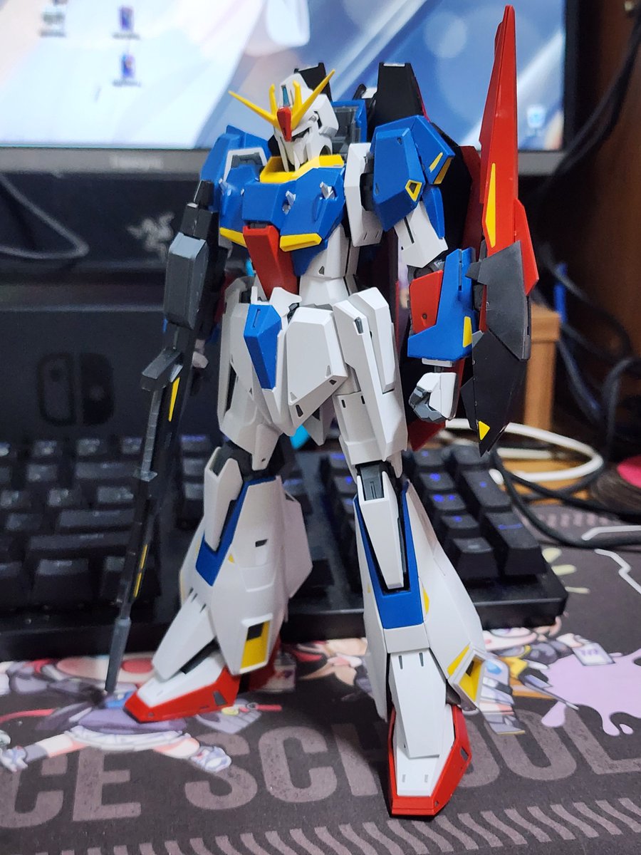 MG Zガンダム Ver.Ka。 昔、RG Zガンダムを組んだことがあるんだけど