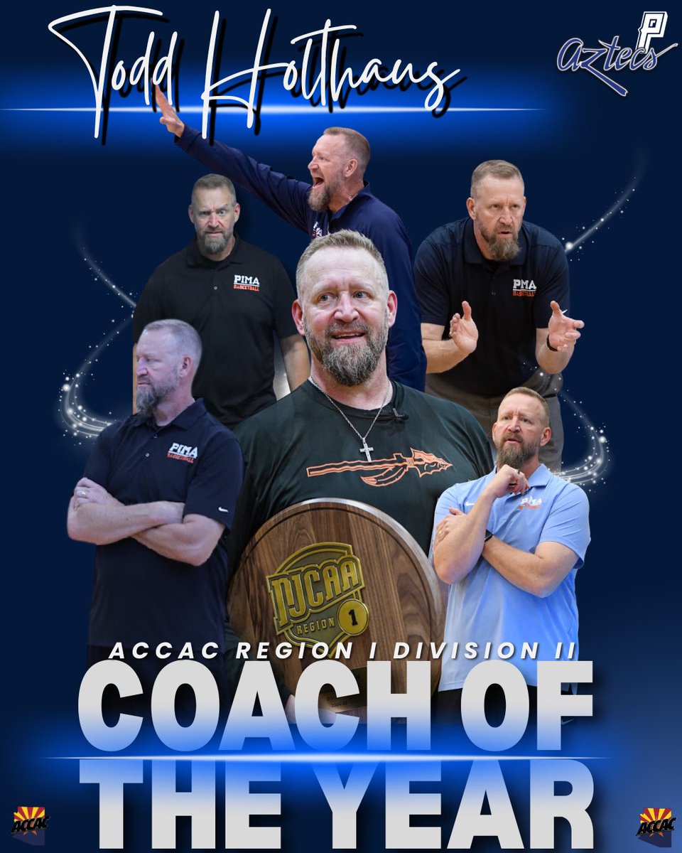 PimaWBB's tweet photo. 𝑪𝑶𝑵𝑮𝑹𝑨𝑻𝑼𝑳𝑨𝑻𝑰𝑶𝑵𝑺 to our Head Coach 𝑻𝒐𝒅𝒅 𝑯𝒐𝒍𝒕𝒉𝒂𝒖𝒔 for being named the 𝐑𝐞𝐠𝐢𝐨𝐧 𝐈 𝐃𝐢𝐯 𝐈𝐈 𝑨𝑪𝑪𝑨𝑪 𝑪𝒐𝒂𝒄𝒉 𝒐𝒇 𝒕𝒉𝒆 𝒀𝒆𝒂𝒓!! Great job Coach!👏🏽 @AztecCoachTodd 
#CoachOfTheYear#Leader

#AztecTough💪🏽🏀#TheStandard💙🧡 https://t.co/VgOeEAR81i
