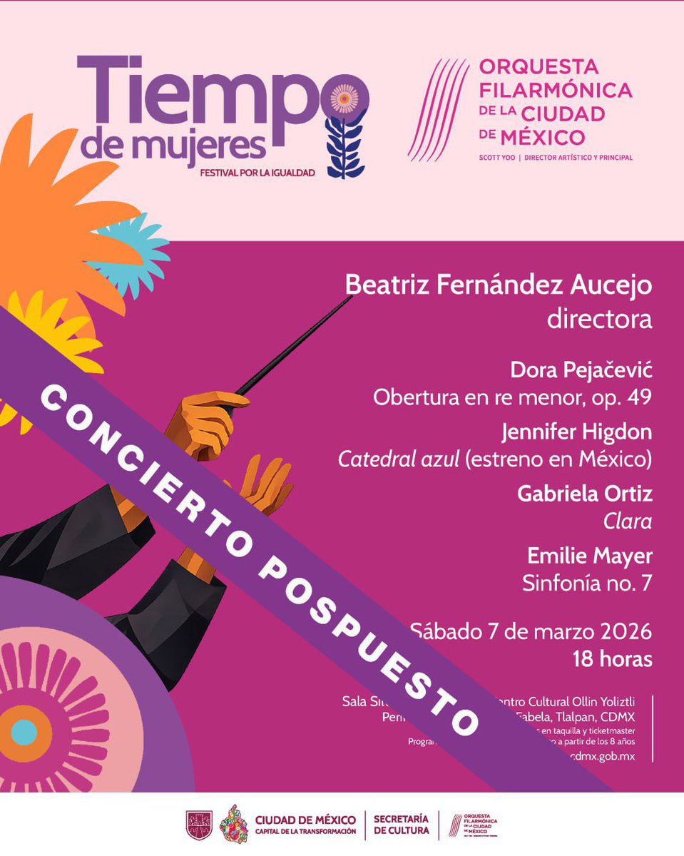 Filarmónica Ciudad de México tweet media