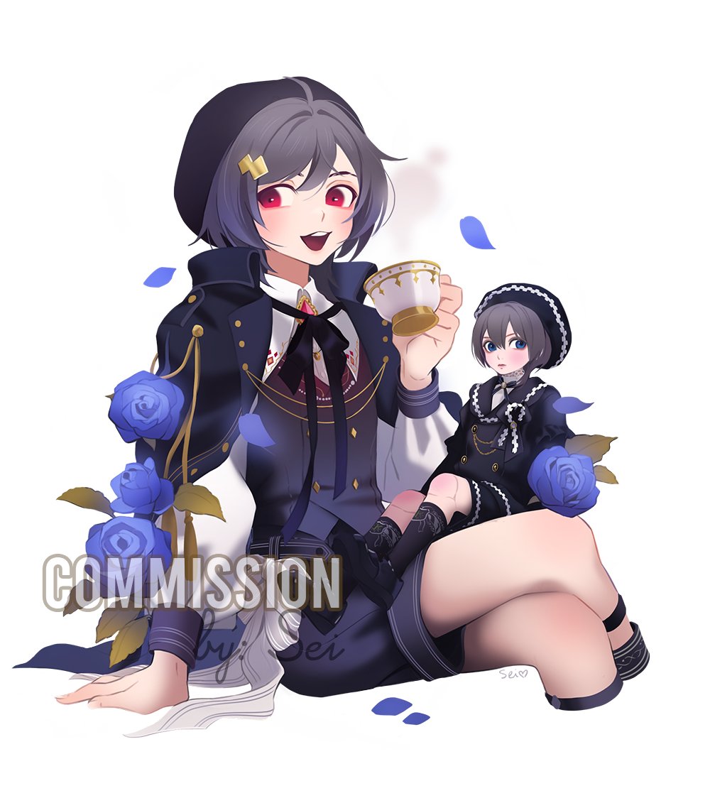 seidraws's tweet photo. I have some few slots for commission open. Please send me a DM if you're interested.
These 2 works are commissions I made for: @jyanjiann (loved this beautiful characters 🩷😌) https://t.co/s8pp2E743S