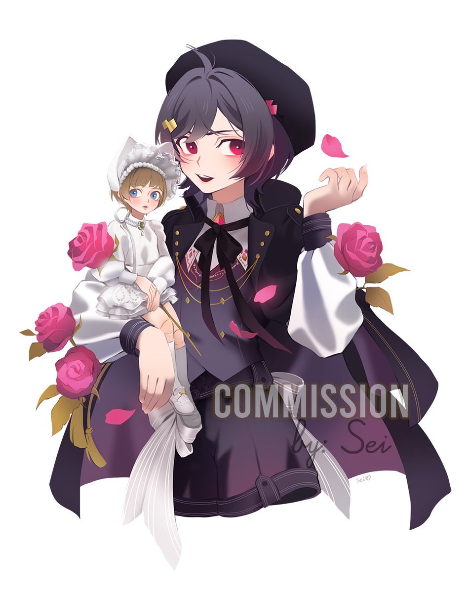 seidraws's tweet photo. I have some few slots for commission open. Please send me a DM if you're interested.
These 2 works are commissions I made for: @jyanjiann (loved this beautiful characters 🩷😌) https://t.co/s8pp2E743S