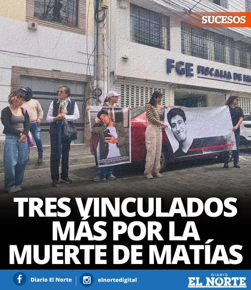 elnorteadiario's tweet image. #Atención | En medio de lágrimas y gritando consignas, los familiares y #amigos de Matías David Martínez Almeida, exigían justicia. Se concentraron frente a la Unidad Judicial Penal de #Imbabura. Detalles: foxly.link/VinculadosMati…