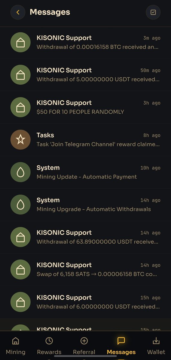 ASatya64446's tweet photo. 🚨 Justice for Kisonic Users 🚨

KISONIC asks users to deposit $5 USDT to unlock withdrawals, but many users report no automatic withdrawal after deposit.
If the platform has 500K users and even 100K users deposit $5, that’s $500,000 collected.
#Justiceforkisnoicusers @KISONICTM https://t.co/mDeeYaSDCi