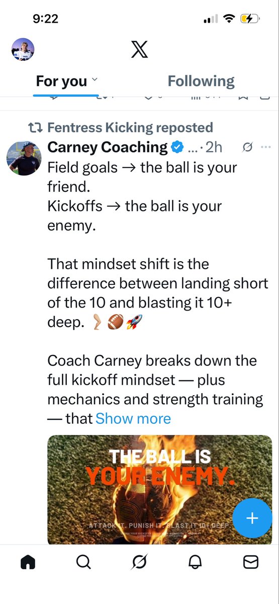 Ryan Lydon 2028 Armwood HS Kicker tweet media