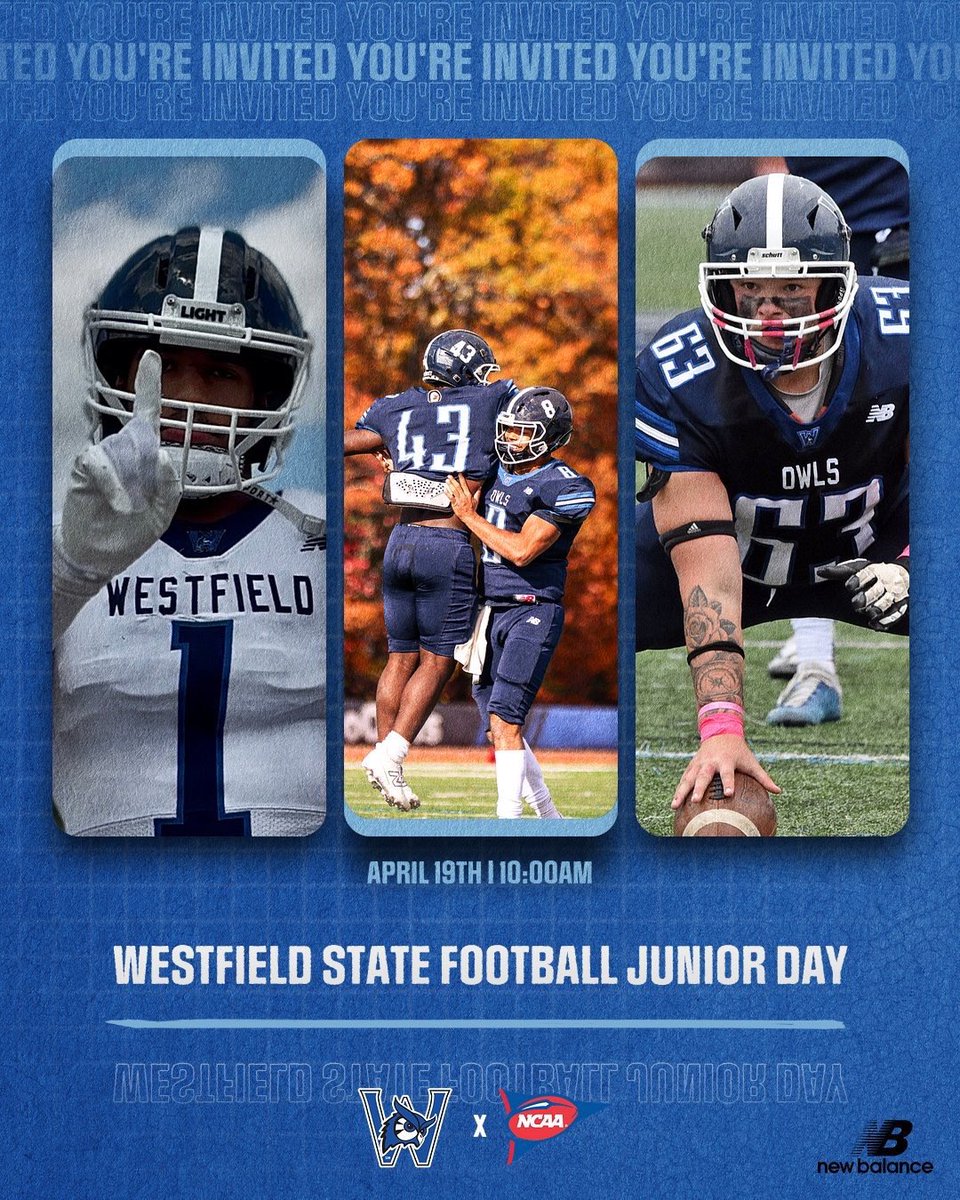 Thank you to <a href="/Tom_Godek/">Tom Godek</a> for the junior days invite <a href="/WSUOwlsFootball/">Westfield State Football</a> <a href="/PomPantherFB/">POMPantherFootball</a>