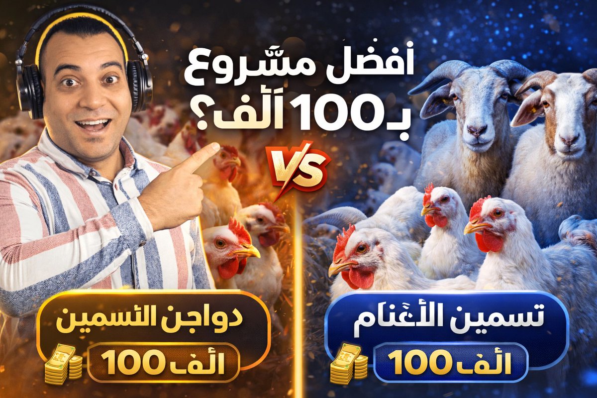 Omar_elbadry35's tweet photo. ماذا تحتاج للوصول إلى أول مليون من الانتاج الحيواني؟
وكم يبلغ رأس المال المطلوب للبداية؟
وهل شرطاً أن تمتلك الخبرة للبدء؟
ولماذا الانتاج الحيواني الأفضل في تنمية المال؟
إجابات مكتملة في الثريد أسفل التغريدة  يتبع 1👇👇 https://t.co/IfRuh6xyvE