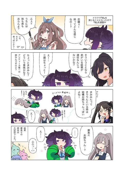 キャスティングコレクション『姉』
#オリジナルキャスコレコンテスト
#4コマ漫画 