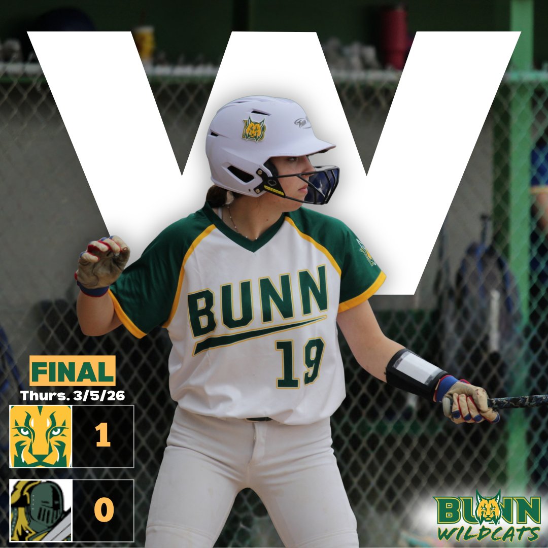 BunnWildcatsFCS's tweet photo. #BunnSoftball picks up its first win of the season tonight as they complete a shutout of Northern Nash! 

#GoBunn | #WeAreBunn | #WinCats | 🟩😼🥎🟨 https://t.co/ucraFIAxmp