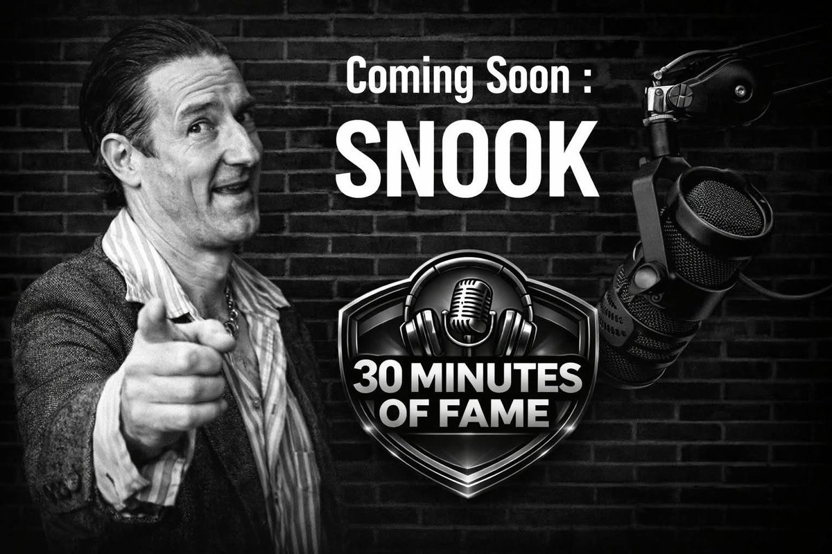 Tomorrow I'm interviewing a comedian I grew up watching in Newfoundland, Pete Soucy a.k.a Snook for the <a href="/30MinsofFame/">30MinFame</a> podcast.  I'm really looking forward to this one.