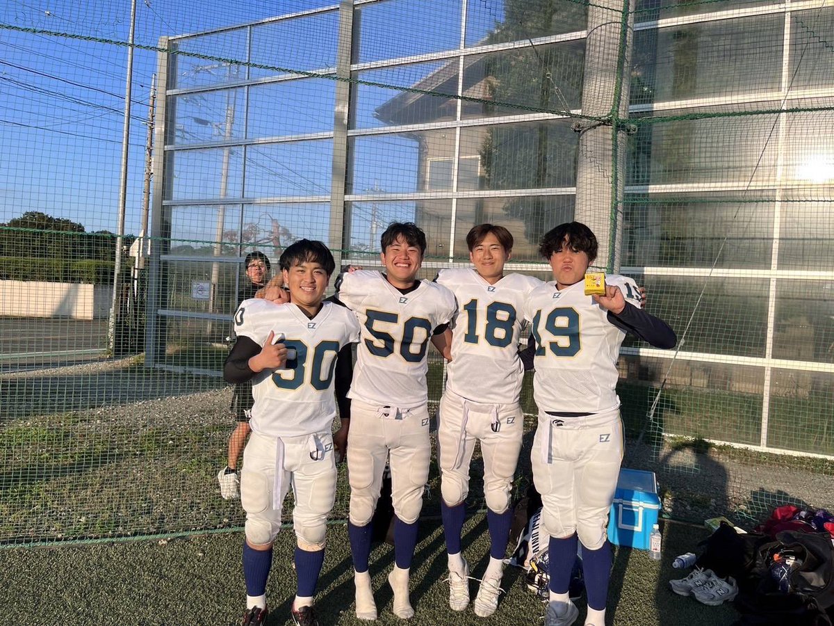 CITYBOYS_ikuta's tweet photo. 幹部紹介|副将兼Kキャプテン(CB,WR,K)
2年生でオールスター選出の実力&amp;安定感&amp;勝負強さ✨

名前…豊田朋樹
学部学科…農学部生命科学科
趣味…アウトドアアクティビティ
高校の部活…サッカー
入部理由…アメフトに興味があったのと雰囲気の良さ！
詳しくはインスタへ👉
#春から明治 #KCFF #CityBoys https://t.co/LunVD8PvmP