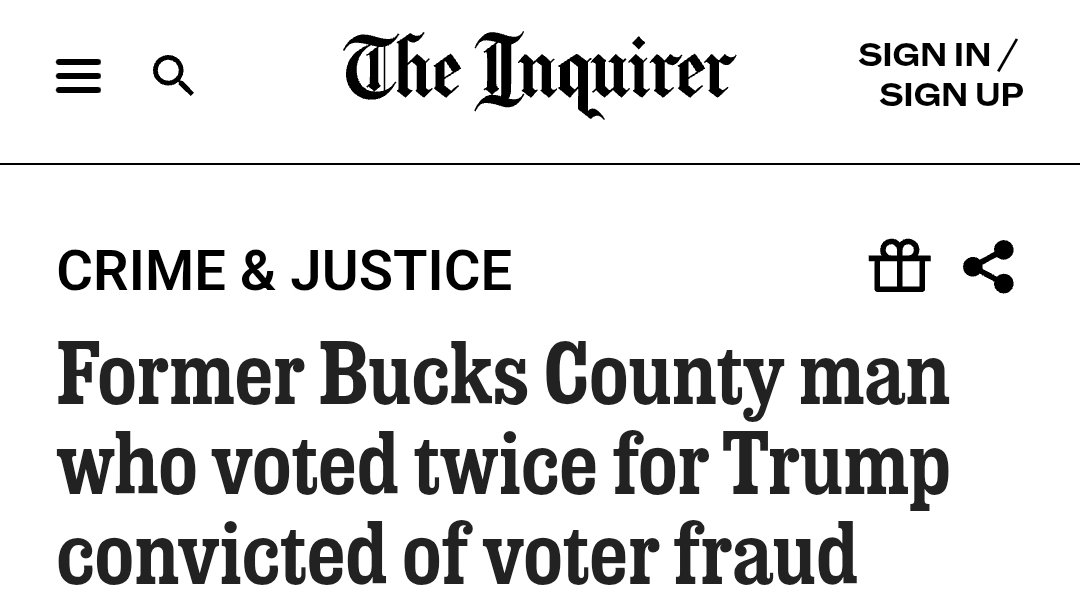 covie_93's tweet photo. Look MAGA they found another case of voter fraud. https://t.co/QyM9p1gMvb