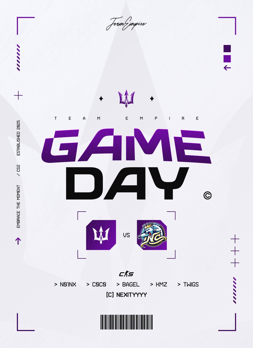 𝐌𝐀𝐓𝐂𝐇 𝐃𝐀𝐘.

In Control by name - out of control by the end of the match.

Tonight, Empire faces InControl in Round 2 of the ESEA Advanced Playoffs: a playoff rematch after they took the regular season matchup.

🆚 <a href="/InControlGG/">InControl</a> 
⏰ 8:30 PM EST

TUNE IN: