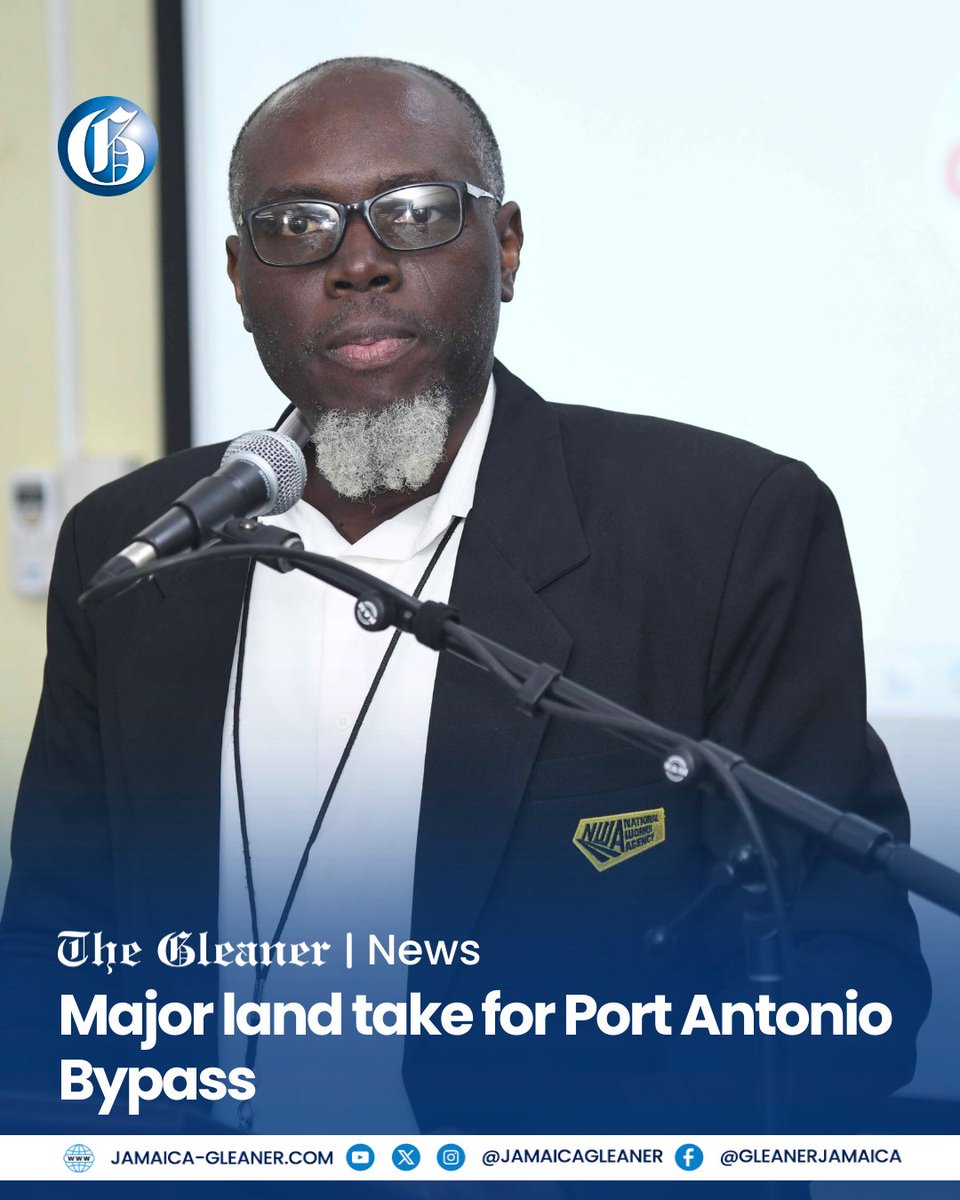 JamaicaGleaner's tweet photo. Nearly 300 parcels of land are to be acquired for the construction of the new Port Antonio Bypass, a US$81 million (J$12.6 billion) scheme being delivered under the Southern Coastal Highway Improvement Project.

Read more: https://t.co/Z78xFUcDhb https://t.co/Wz5lR19d1T