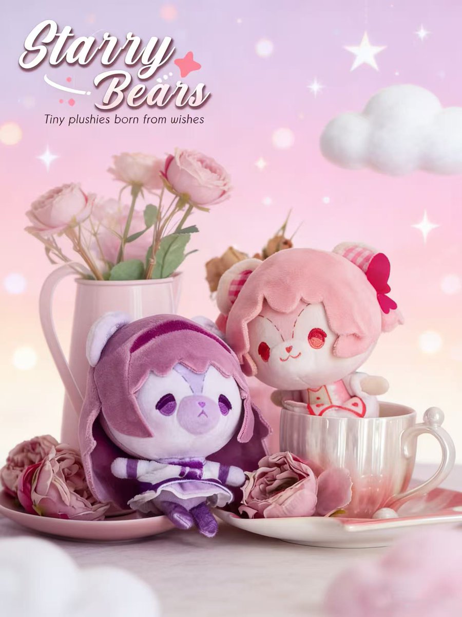 job84769's tweet image. 🌟Are you ready for Starry Bears?
🧸They are Doka and Mura, tiny bears born from wishes and magical things!  They will be open from presales 2 days more！
🔗Details link: kickstarter.com/projects/monim…
🥳Order now and bring lucky magic home!
#gaopengtoy #customtoy #custommade #plushies