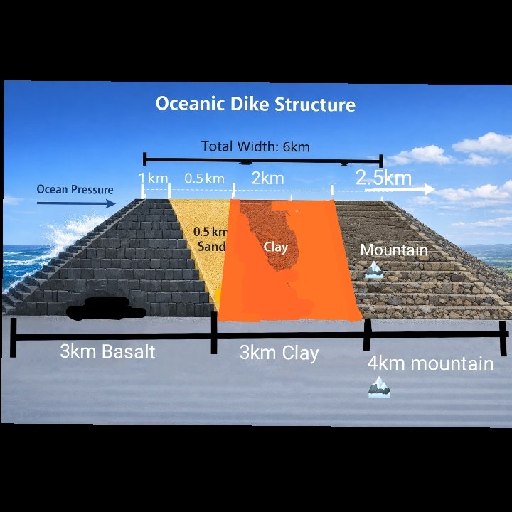 LlazarLule7's tweet photo. The Final Dimensions of the Oceanic Dike Layers.
#OceanicDike
#GlobalEngineering
#MegaProject
#FutureInfrastructure
#PlanetaryEngineering
#ClimateProtection
#SeaLevelDefense
#OceanEngineering
#MegaStructure
#GeologicalEngineering
#EarthScaleProject
#CivilEngineeringVision
#Basalt https://t.co/TscDhVeQuV