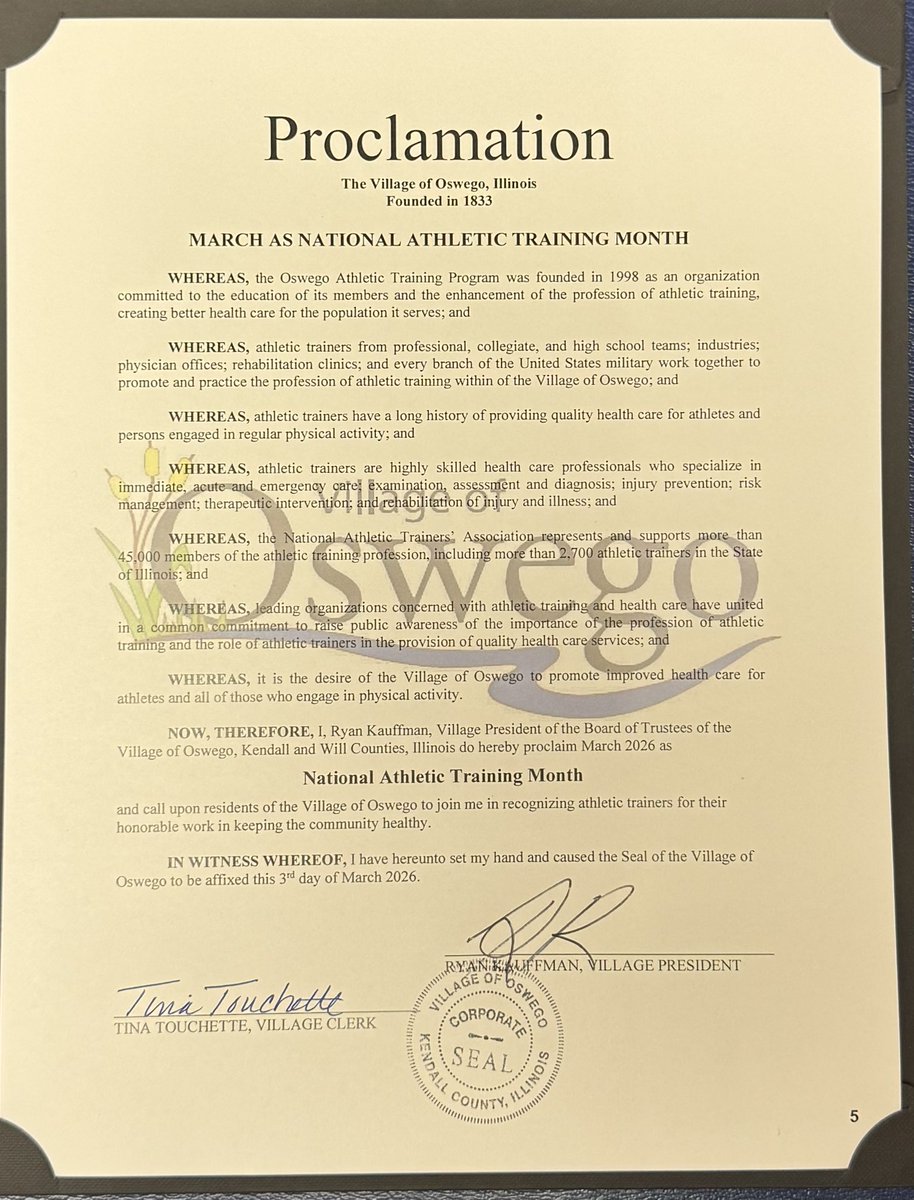 OHS Athletic Training tweet media