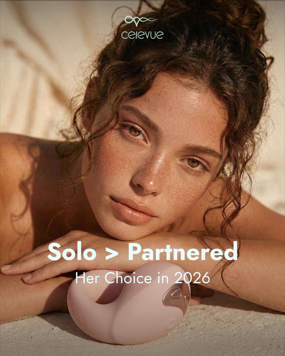 CelevueAI's tweet photo. 2026 reality: Women choosing solo pleasure over partnered sex. Why? Orgasm gap (90% men vs 54% women), dating burnout, pure autonomy.
Celevue's Al makes it even better-your mood, your flow, understood. 
Glow After 🌟 https://t.co/nhfjHCrRo4