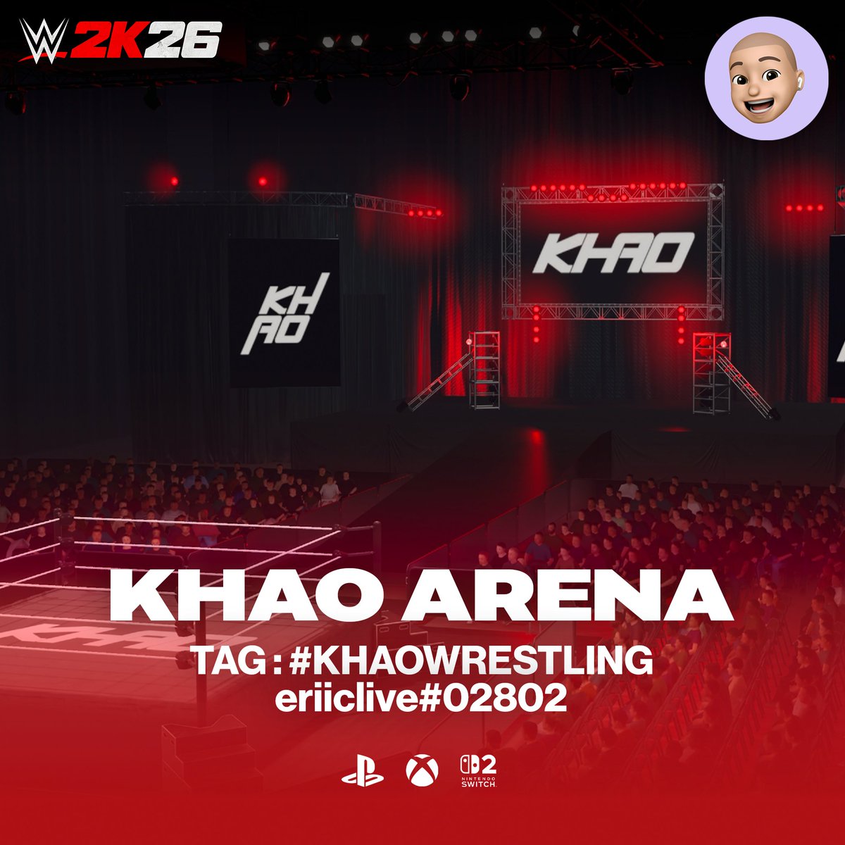 🏆 KHAO ARENA (plus ou moins accurate mdr) #WWE2K26

📷TAG : #khaowrestling, #eriiclive 

Disponible sur PS5, XBOX Series et Switch 2 !

<a href="/khao_wrestling/">KHAO</a> <a href="/cesar_khao/">CÉ$AR</a>