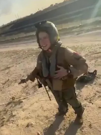Lmao, did not realize this video had the female pilot, Michelle Ingle that just got shot down over Kuwait, in it