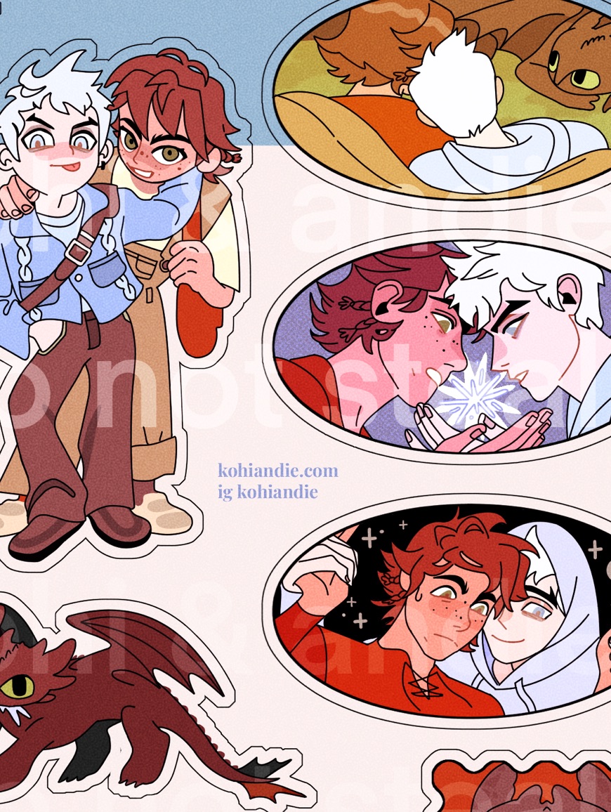 kohiandie's tweet image. they are all that matters &amp;gt;: ) #hiccuphaddock #jackfrost #hijack