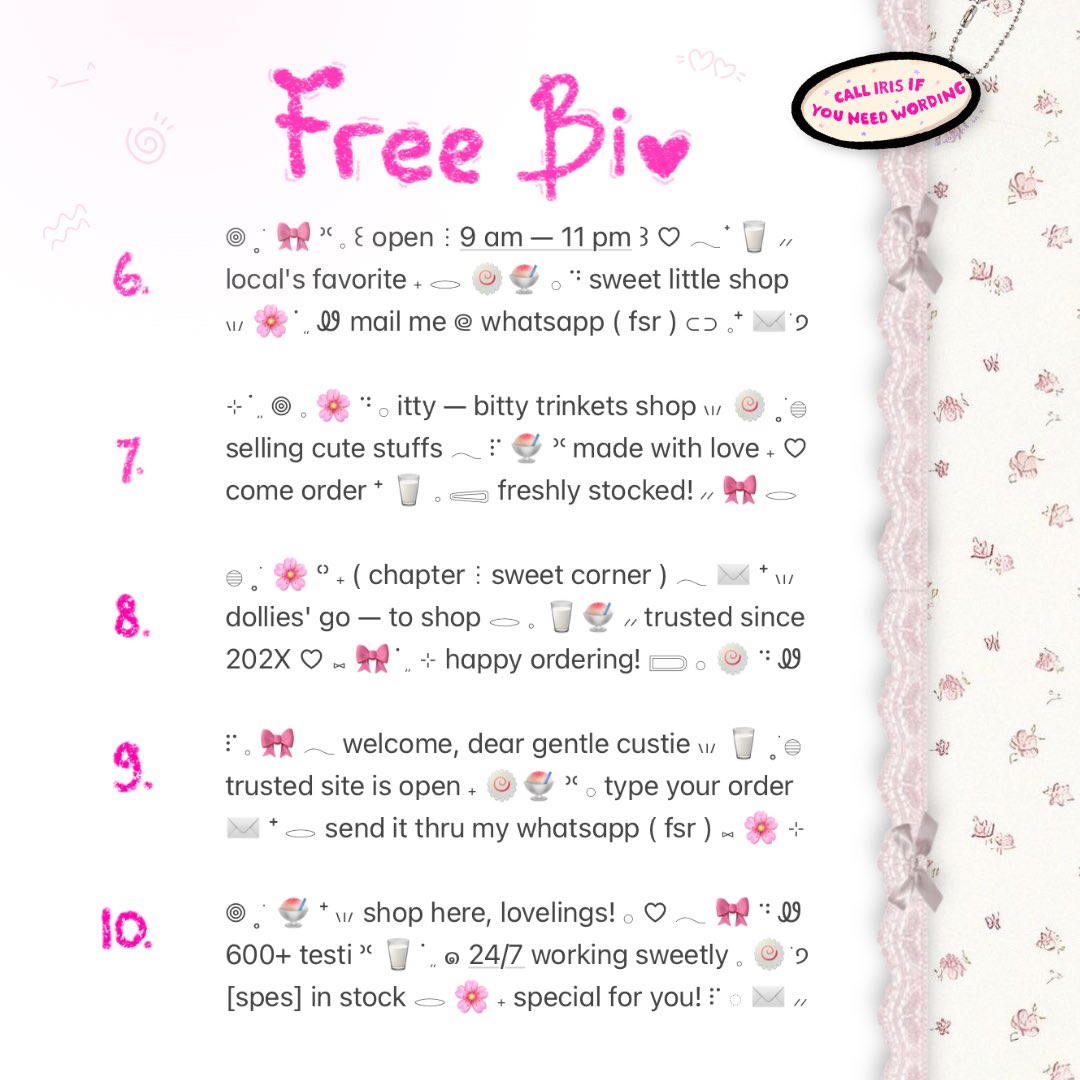 iris, wording! tweet media