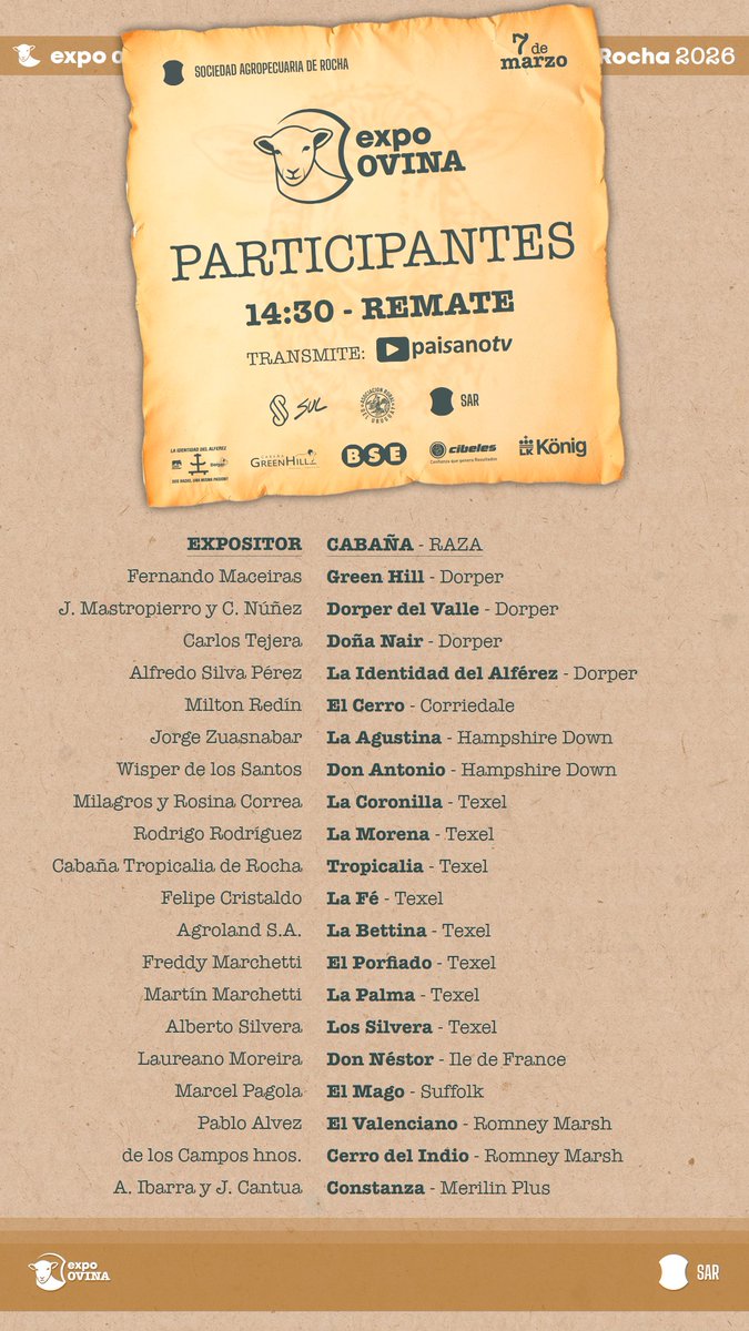 Sociedad Agropecuaria de Rocha tweet media