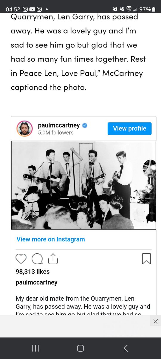 Danhersod's tweet photo. International Women's Day

It's known &amp; noted in our family that 1 person set forth the real beginnings of the Beatles on backend of her death, it set the whole Beatles Era in motion (fully conscionably) by her son's behaviours &amp; actions  in 1956 &amp; onwards..

Mary Mohin McCartney https://t.co/TUmZP0r2FW