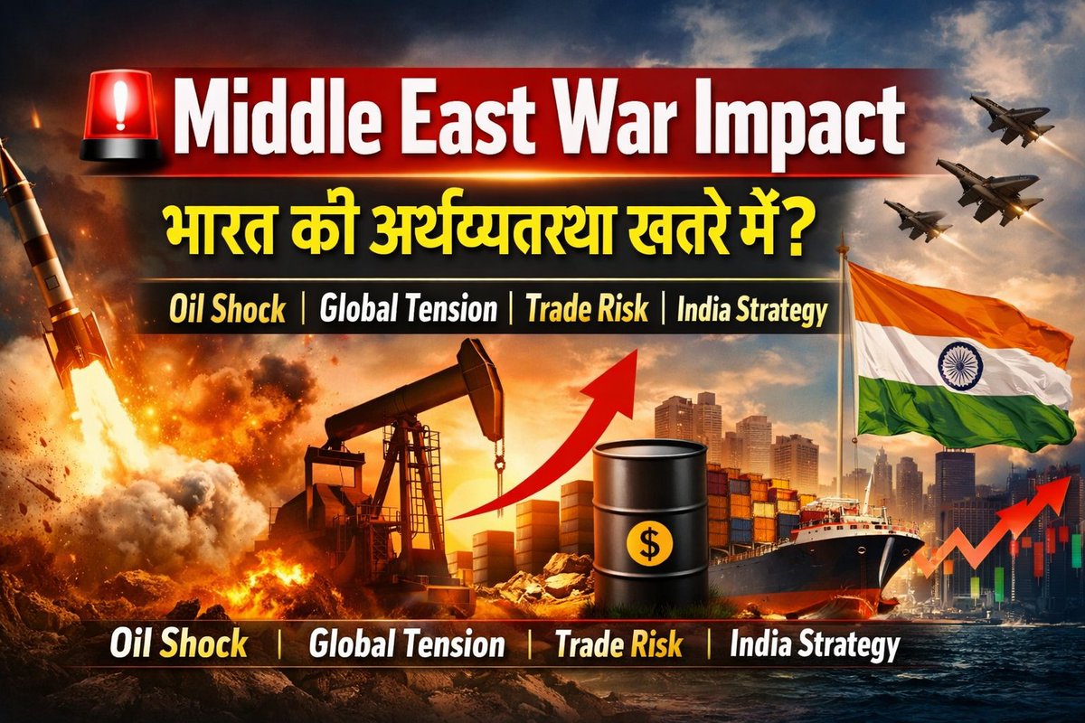 मिडिल ईस्ट युद्ध और ईरान-इजरायल तनाव का भारत की अर्थव्यवस्था पर क्या असर पड़ सकता है? जानिए तेल, व्यापार, शेयर बाजार और भारत की कूटनीतिक रणनीति का पूरा विश्लेषण।
#MiddleEastWar
#IndiaEconomy
#IranIsraelConflict
#GlobalPolitics
<a href="/MEAIndia/">Randhir Jaiswal</a> 👇👇👇
hindiglobalnews24.blogspot.com/2026/03/middle…