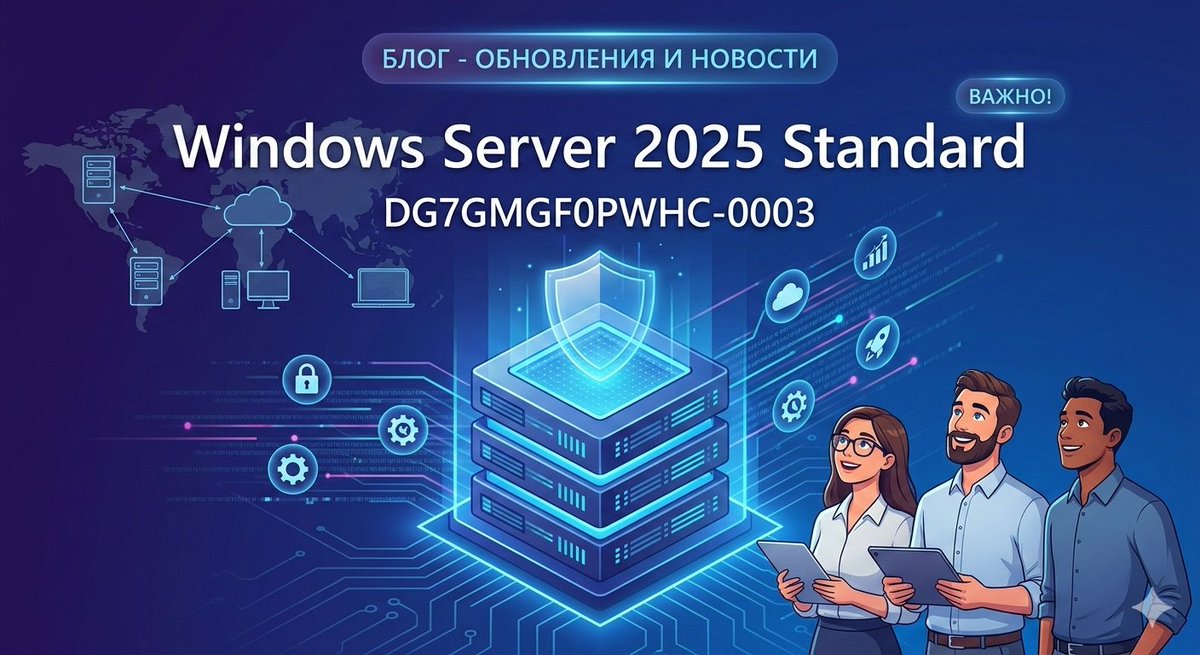 MSMAX_MSMAX's tweet photo. Важно Windows Server 2025 Standard (DG7GMGF0PWHC-0003):
Согласно Microsoft, каждый физический процессор должен быть лицензирован минимум на 8 ядер, а каждый сервер - минимум на 16 ядер. Если ваше оборудование имеет более 16 ядер, потребуются дополнительные лицензионные пакеты. https://t.co/VwYUkaS9Nw