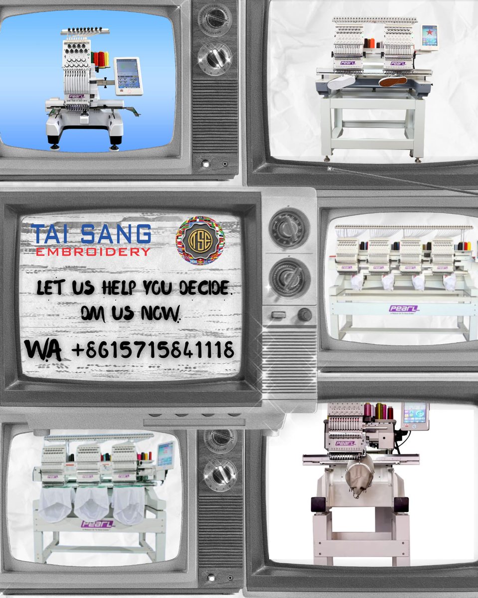 TaisangAE's tweet photo. 🤔 Let Us Help You Decide!
Not sure which embroidery machine fits your business needs? We’re here to guide you to the perfect choice—whether it’s versatility, speed, or high-volume production. 🚀
👉 Discover your ideal Tai Sang Embroidery machine today!
📩 https://t.co/GtkHRL6xxW https://t.co/rAMMiZ80tV