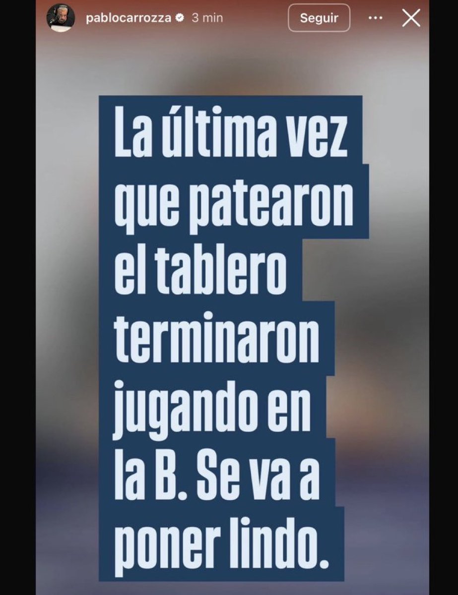 Miralo a la scola do samba de triglicéridos de <a href="/pablocarrozza/">Pablo Carrozza</a> reconociendo que si te tiras contra la AFA te pueden mandar a la B. Y a la vista de todos. Después no se hagan los pelotudos.