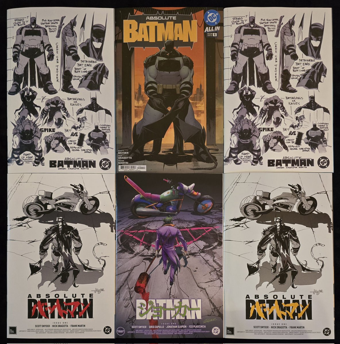 cleverjerk21's tweet photo. Absolute Batman 1 ๐ฆ
@Ssnyder1835 #NickDragotta
@DCOfficial #comicbooks ๐
#AbsoluteBatman #variants #Akira
#planetcomiccon #WonderCon https://t.co/db1Tu612LP