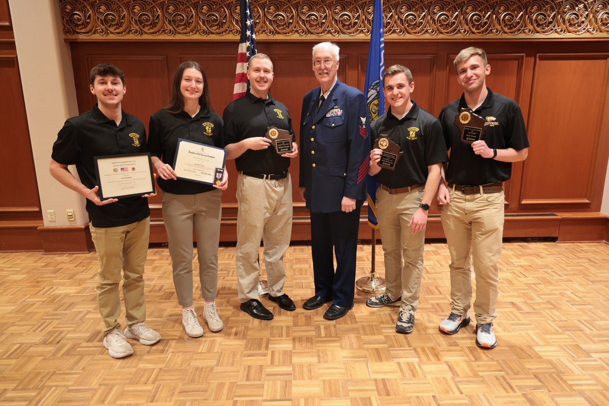 UWSPROTC's tweet photo. Cadets were presented with top awards and scholarships from donors during the #UWSP ROTC annual Awards Ceremony March 5 in the Dreyfus University Center Alumni Room. https://t.co/kQUwINkm4H https://t.co/mzqcPCuW2p