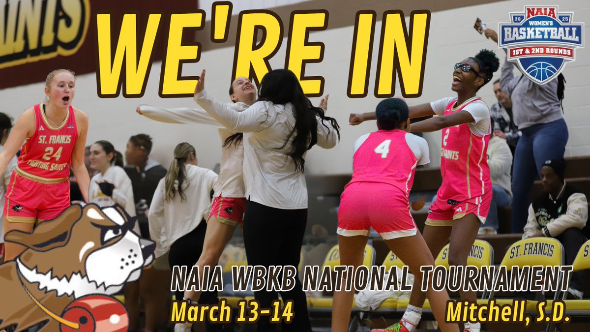 Women's Basketball is headed to Mitchell, S.D. for NAIA Nationals - Opening Round!  🏀

#RollBernies 🐶