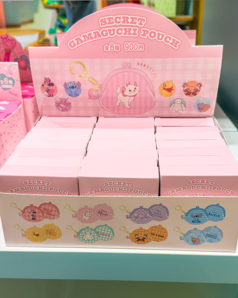 全8種類！ ディズニーストア シークレットがま口ポーチ 本日3月6日発売