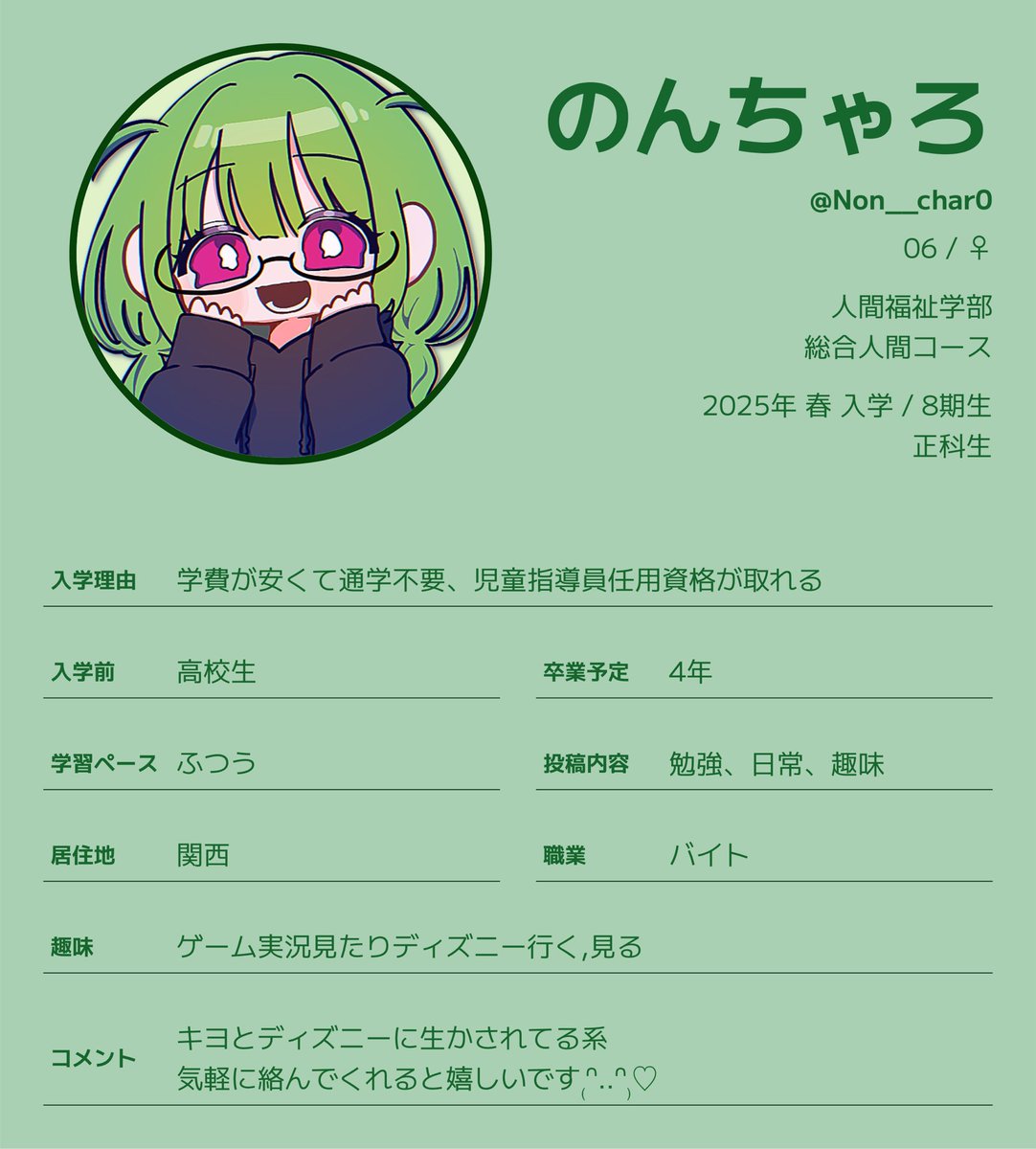 のんちゃろ@TOU8期生 tweet media