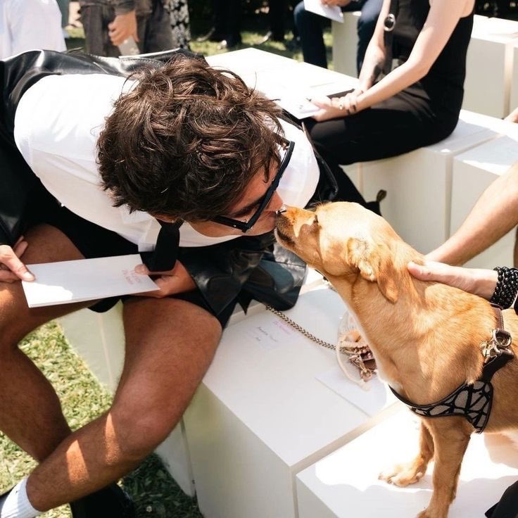 guadagninocore's tweet photo. jacob elordi with dogs appreciation post https://t.co/NHZkz886Rq