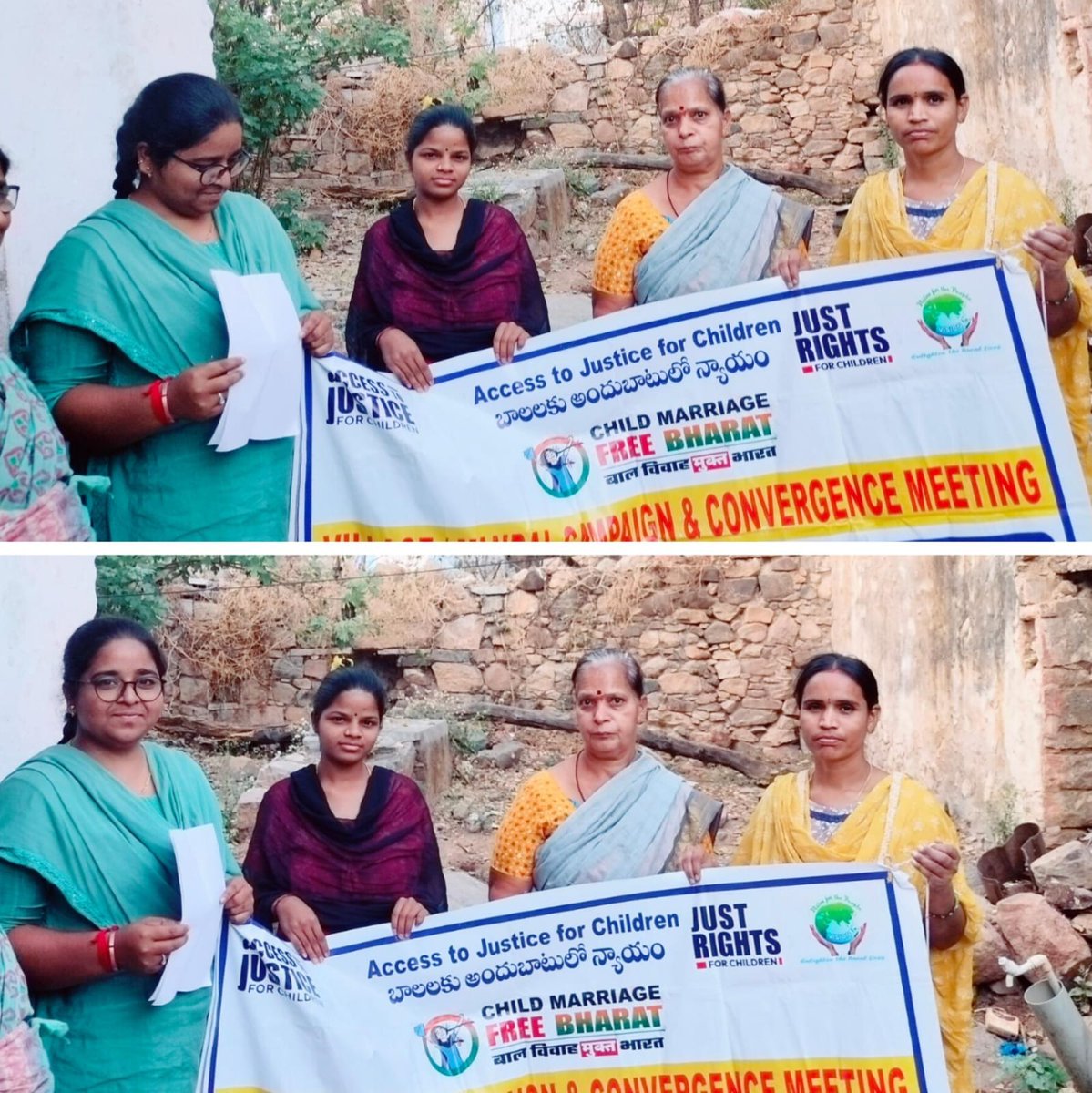 visionngon's tweet photo. #As part of BalvivahMuktBharath Campaign VISIONTelangana is organising VCPCs, Pledges, Community outreach, family counsellings together  JustRightsIndia &amp;Women Child Devp Dept. @BalVivahMuktBharat
 @Annapurna4BJP 
@MinistryWCD
@JustRightsIndia
@narendramodi 
@Bhuwan_Ribhu https://t.co/0s2Ed0WAB2