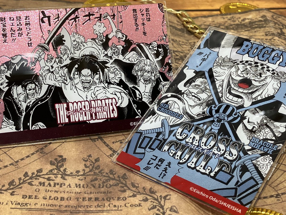 新商品】原画商品 『ONE PIECE』箔入りアクリルカードコレクション 第1