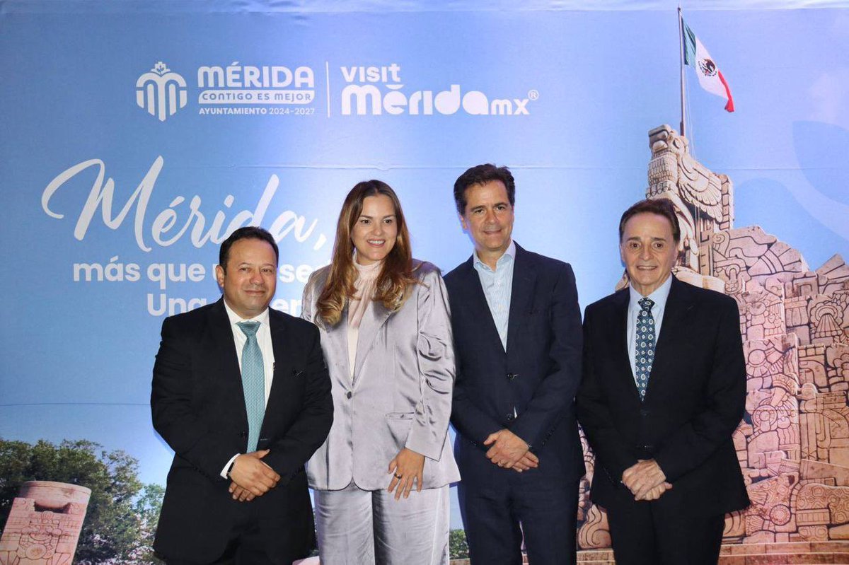Mérida: más que una sede, una experiencia de reuniones. ✨

Compartimos con organizadores profesionales de congresos (PCO’s), planificadores de reuniones y representantes del sector turístico y hotelero las ventajas que posicionan a Mérida como un destino ideal para congresos y