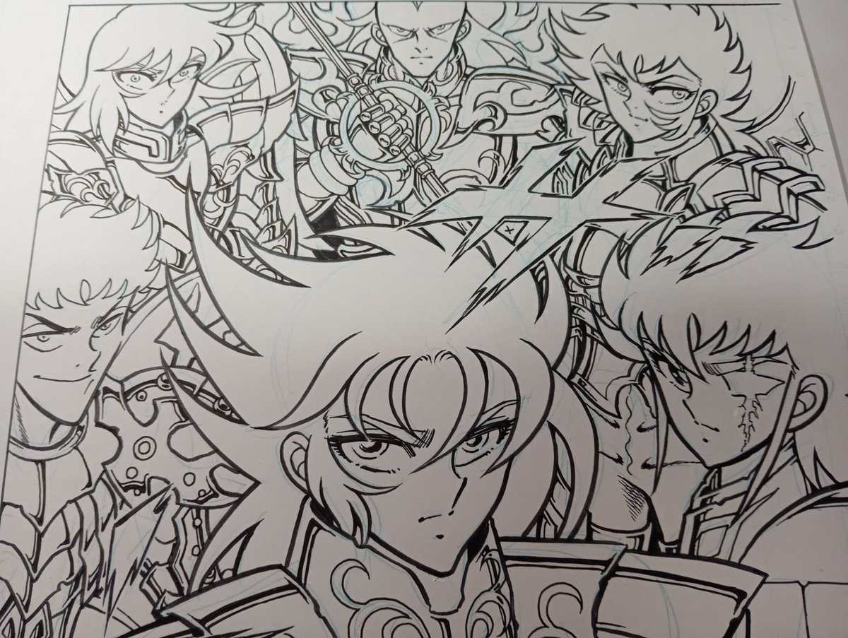 universosaintse's tweet photo. Tsunakan Suda comparte en sus redes un adelanto del último capítulo del Saint Seiya Rerise of Poseidon. 
El capítulo final será lanzado en la Champion RED #06/2026 a la venta el 18 de abril en Japón. https://t.co/4Pt1PO52J3