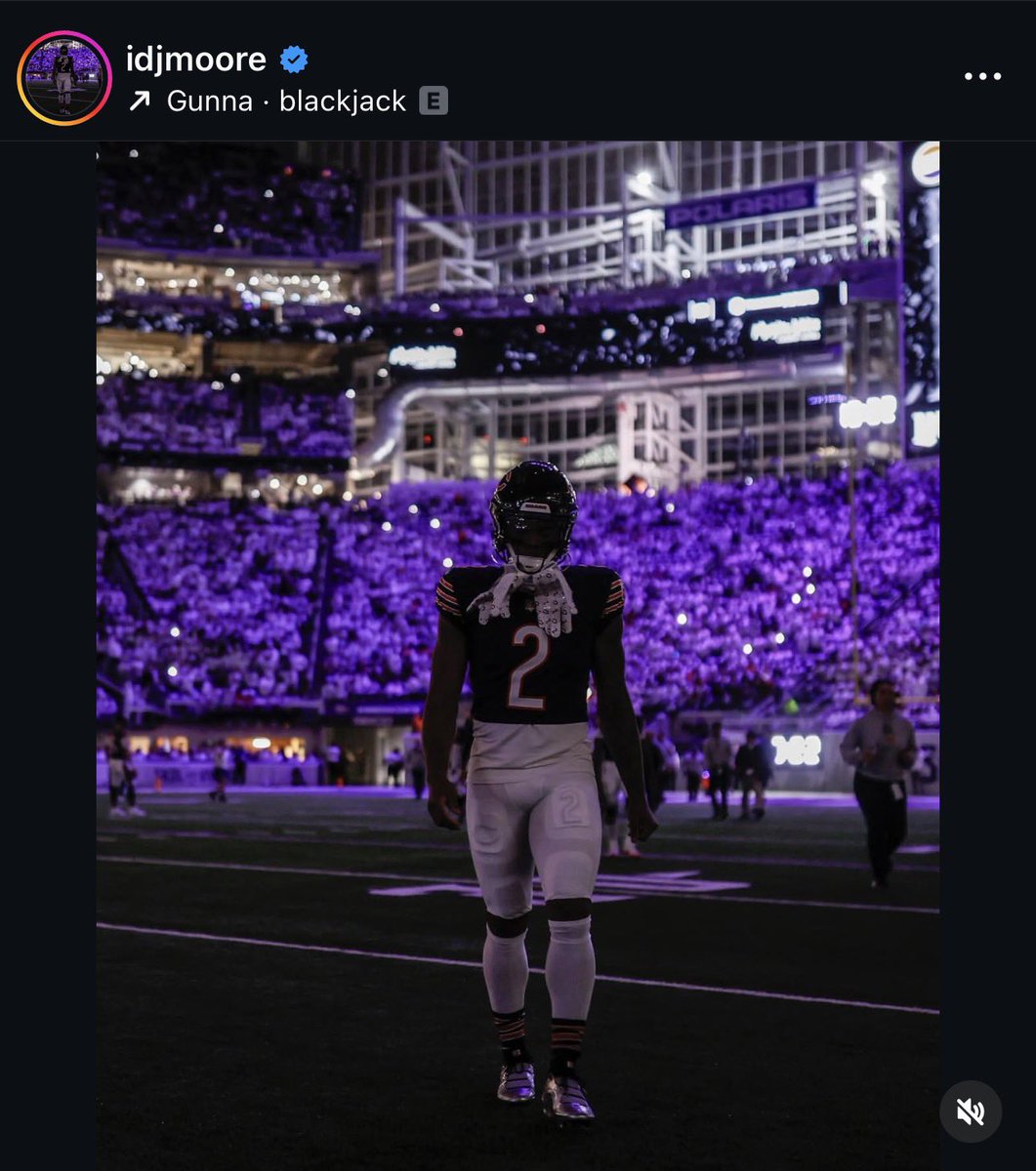 ChiBearsMuse's tweet photo. DJ Moore’s goodbye message to Chicago Bears fans: “&amp; it’s always F…”

Gonna miss you man, BEAR FOR LIFE! 🐻⬇️ https://t.co/uLl2lUVq8M