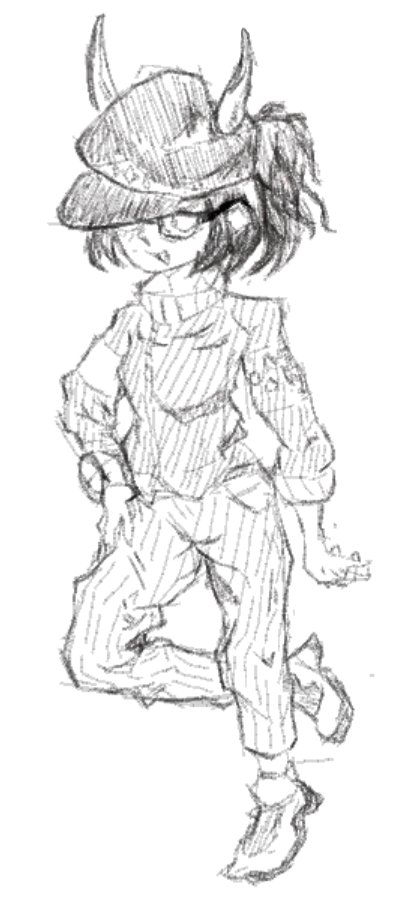 ice_inferno7's tweet image. Old Sketch of my friends:  Blargh (She is one of my day ones)

#artmoots #freedraw