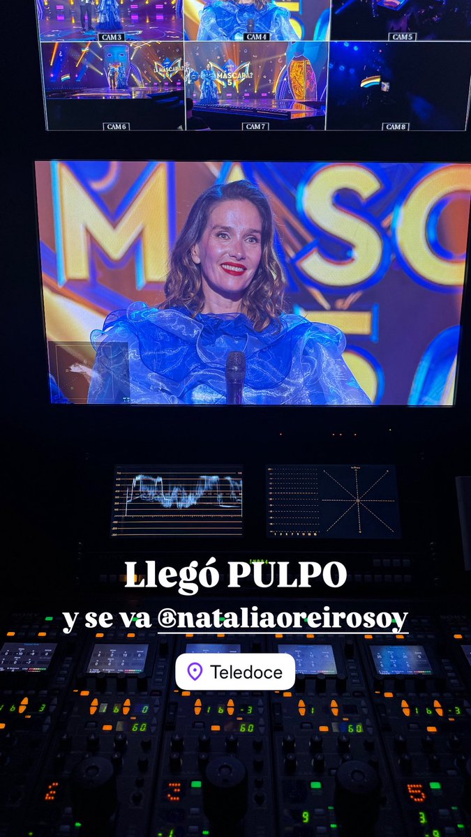 Llegó como Pulpo y se va Natalia Oreiro #LaMascaraUy estrenando 5ta temporada!!!