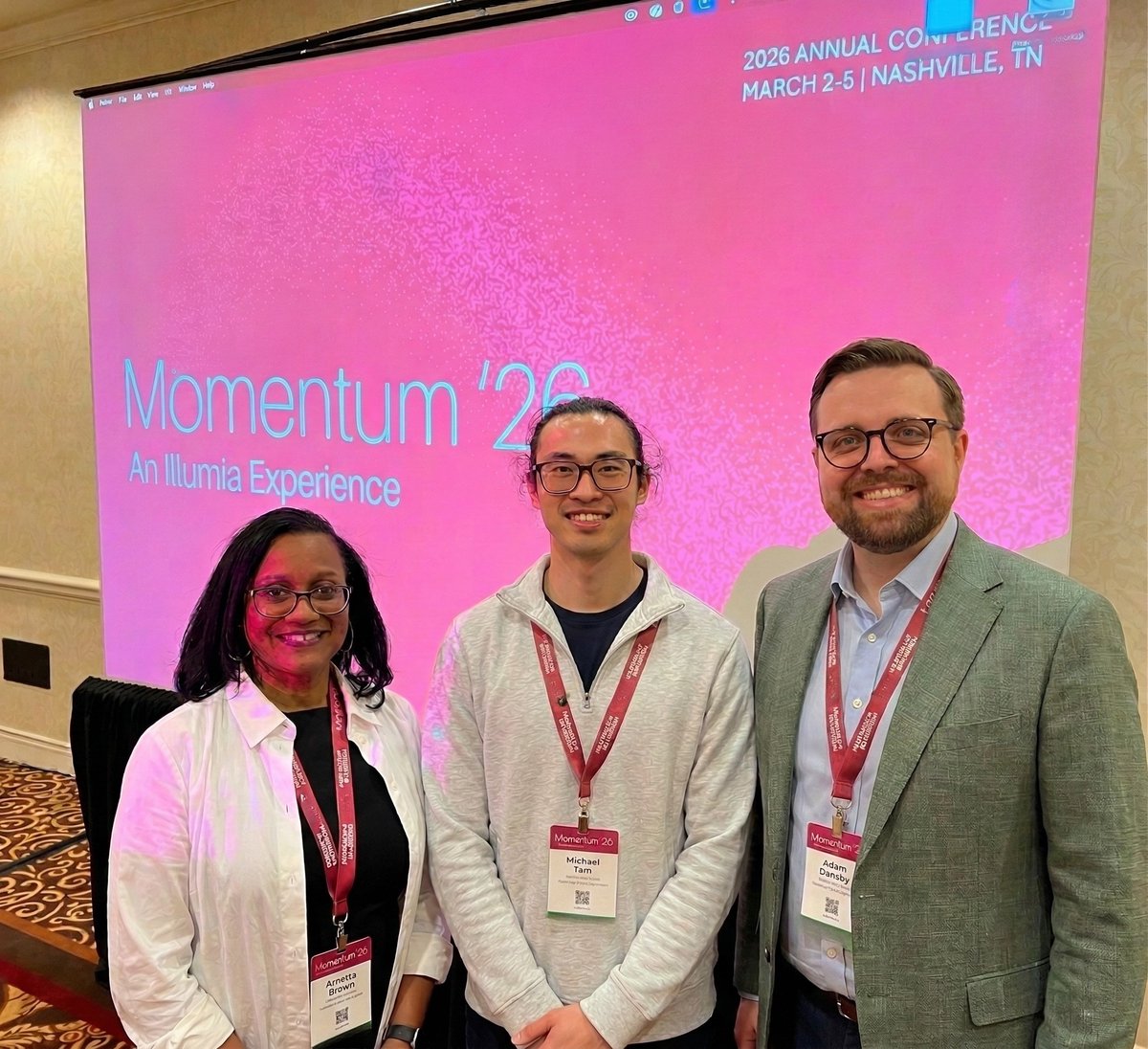 Talk about a force for change! #Illumia #Momentum26 was a masterclass in AI, payments, and innovation.

Honored to present w/ Arnetta Brown &amp; Michael Tam on <a href="/BPCCCavs/">Bossier Parish Community College</a> journey with Illumia Sponsor Payments. Better systems = more momentum for our students' success. 🎓💻

#BPCCProud