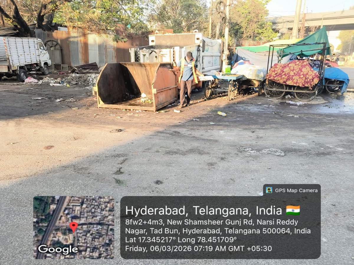 Div21AEESWM's tweet photo. @MohdFaisaleee @GHMCOnline @TelanganaCMO Dear citizen,the complaint has been attended. https://t.co/29rHxfyeVl